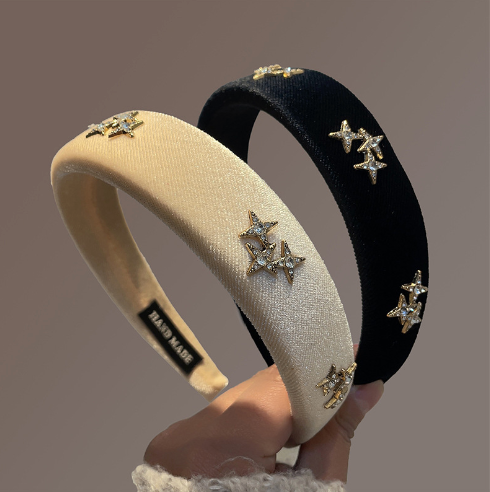 diadema con estrellas